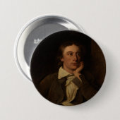 Badge Rond 7,6 Cm Bouton John Keats (Devant & derrière)