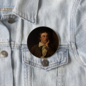 Badge Rond 7,6 Cm Bouton John Keats (En situation)