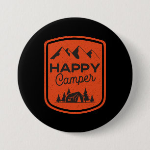 Badge Rond 7,6 Cm Bouton Joyeux Camper