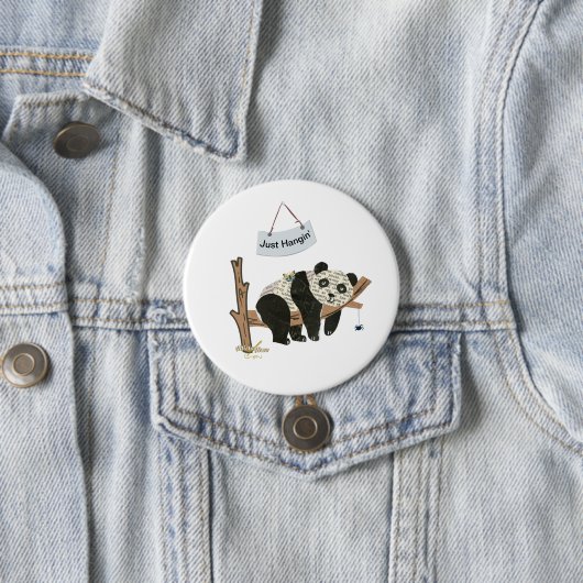 Badge Rond 7,6 Cm Bouton juste accrocher par Adiela Akoo (En situation)