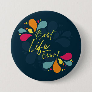 Badge Rond 7,6 Cm Bouton JW Best Life Ever Pin pour soeurs