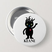 Badge Rond 7,6 Cm Bouton KEANE SOWK (Devant & derrière)