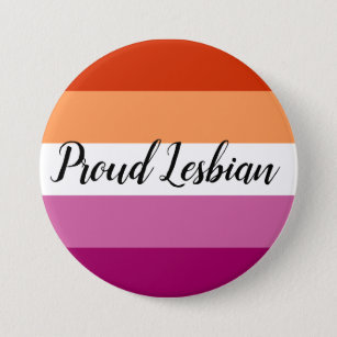 Badge Rond 7,6 Cm Bouton Lesbienne Fière