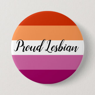 Badge Rond 7,6 Cm Bouton Lesbienne Fière