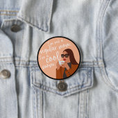 Badge Rond 7,6 Cm Bouton maman cool (En situation)