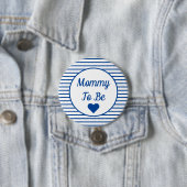 Badge Rond 7,6 Cm Bouton Maman to Be Baby shower (En situation)