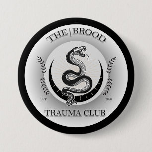 Badge Rond 7,6 Cm Bouton Marque Brood
