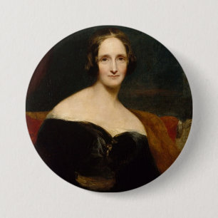 Badge Rond 7,6 Cm Bouton Mary Shelley