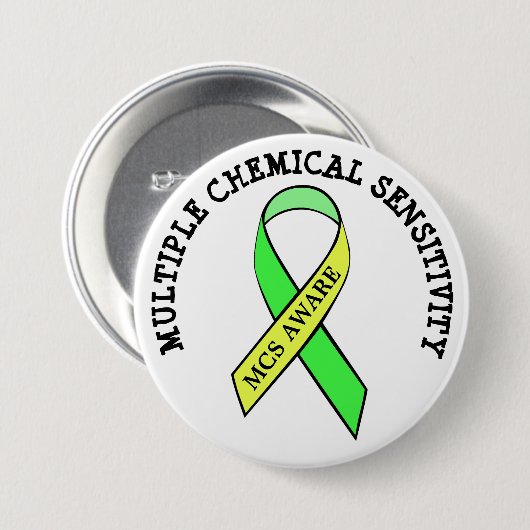 Badge Rond 7,6 Cm Bouton MCSD pour plusieurs troubles de sensibilité (Devant & derrière)