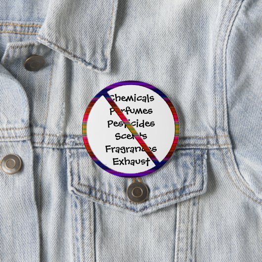 Badge Rond 7,6 Cm Bouton MCSD pour plusieurs troubles de sensibilité (En situation)