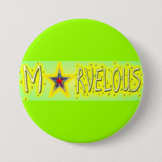 Badge Rond 7,6 Cm Bouton merveilleux