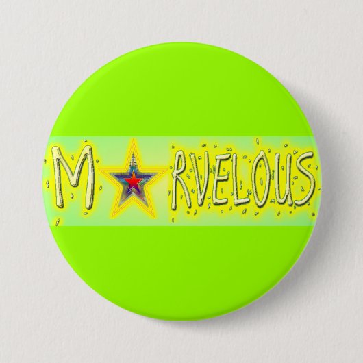 Badge Rond 7,6 Cm Bouton merveilleux (Devant)
