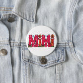 Badge Rond 7,6 Cm bouton MiMi (En situation)