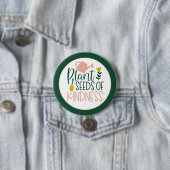 Badge Rond 7,6 Cm Bouton Nature du jardin plante (En situation)