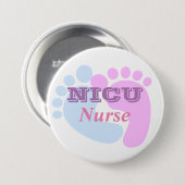 Badge Rond 7,6 Cm Bouton NICU Nurse (Devant & derrière)