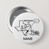 Badge Rond 7,6 Cm Bouton nommé d'étiquette (Devant & derrière)