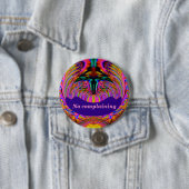 Badge Rond 7,6 Cm Bouton Pas De Plainte_ (En situation)