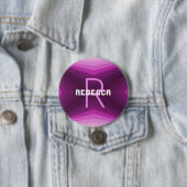 Badge Rond 7,6 Cm Bouton personnalisable rose - HAMbyWG (En situation)