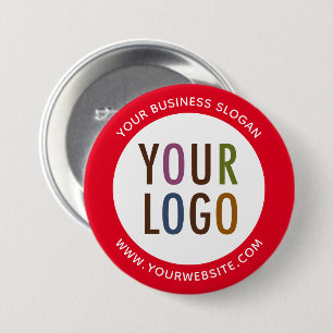 Badge Rond 7,6 Cm Bouton personnalisé avec logo de société sans mini