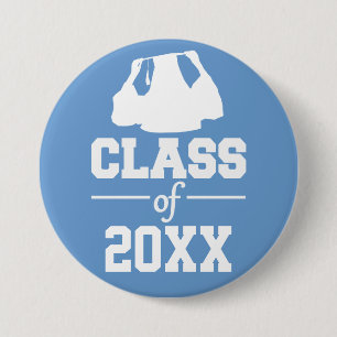 Badge Rond 7,6 Cm Bouton personnalisé Classe N'IMPORTE QUELLE année
