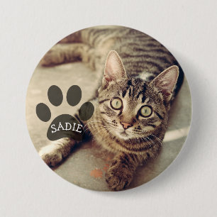 Badge Rond 7,6 Cm Bouton personnalisé de photo d'animal familier