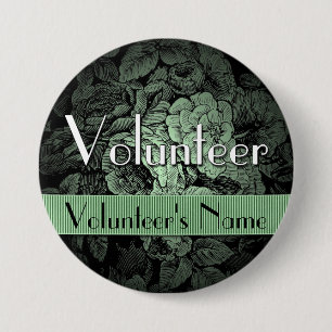 Badge Rond 7,6 Cm Bouton personnalisé du jardin : Volontaire