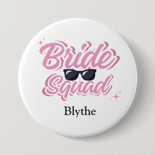 Badge Rond 7,6 Cm Bouton Personnalisé Equipe De Mariage