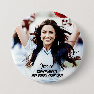 Badge Rond 7,6 Cm Bouton photo personnalisé du Lecteur d'équipe