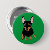 Badge Rond 7,6 Cm Bouton PIN du MIN BT2MPS (Devant & derrière)