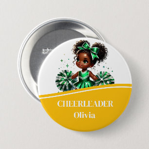 Badge Rond 7,6 Cm Bouton pom-pom girl