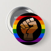 Badge Rond 7,6 Cm Bouton Pride QPOC (Devant & derrière)