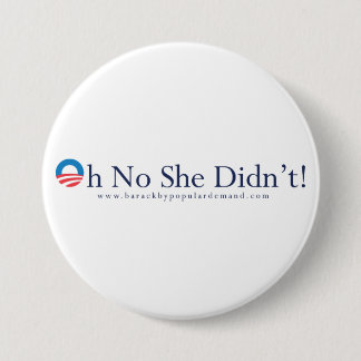 Badge Rond 7,6 Cm Bouton primaire de Barack Obama