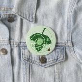 Badge Rond 7,6 Cm Bouton Recycler (En situation)