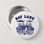 Badge Rond 7,6 Cm Bouton Régate des membres (Devant & derrière)