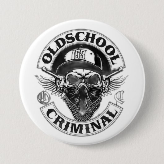 Badge Rond 7,6 Cm Bouton rond (Devant)