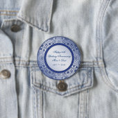 Badge Rond 7,6 Cm Bouton rond du 45e anniversaire du Mariage (En situation)