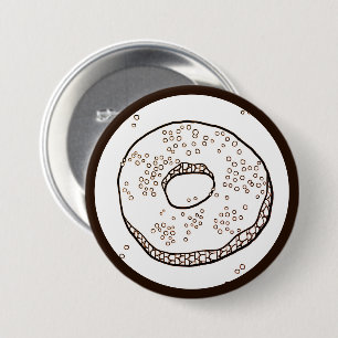 Badge Rond 7,6 Cm Bouton rond KNIT DONUT