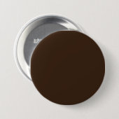 Badge Rond 7,6 Cm Bouton rond | Marron | Minimaliste | Personnalisab (Devant & derrière)
