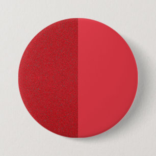 Badge Rond 7,6 Cm Bouton rouge tomate texture fractionnée - personna