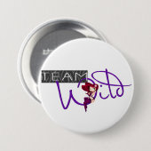 Badge Rond 7,6 Cm Bouton sauvage d'équipe (Devant & derrière)