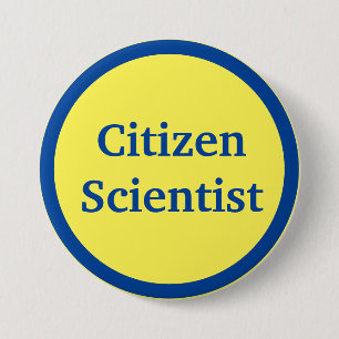 Badge Rond 7,6 Cm Bouton scientifique citoyen