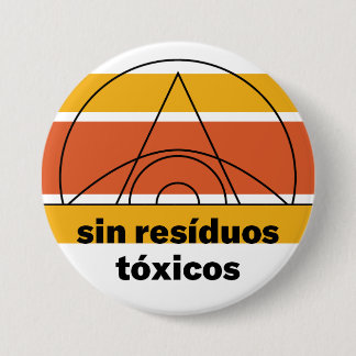 Badge Rond 7,6 Cm Bouton Sin resíduos tóxicos