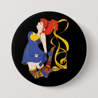 Badge Rond 7,6 Cm Bouton skydancer