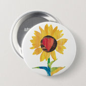 Badge Rond 7,6 Cm Bouton Support Ukraine (Devant & derrière)