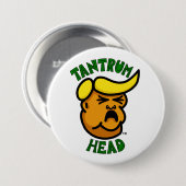 Badge Rond 7,6 Cm Bouton Tantrum Head™ V2 (Devant & derrière)