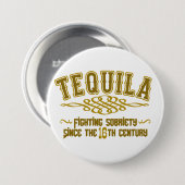 Badge Rond 7,6 Cm Bouton TEQUILA (Devant & derrière)