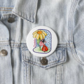 Badge Rond 7,6 Cm Bouton Thumbelina (En situation)