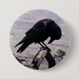 Badge Rond 7,6 Cm Bouton triste 01 de Raven