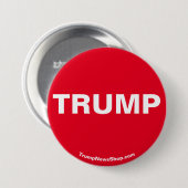 BADGE ROND 7,6 CM BOUTON TRUMP (Devant & derrière)