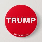 BADGE ROND 7,6 CM BOUTON TRUMP (Devant)